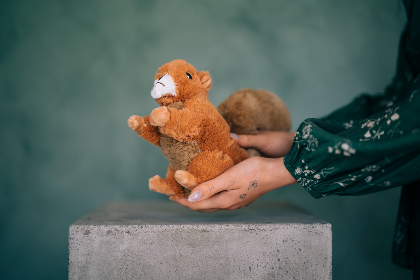 Ekorren, återvunnet material