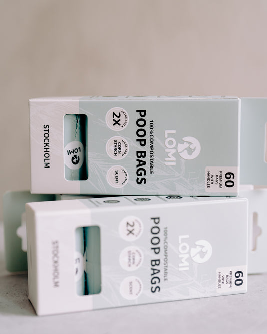 Komposterbara hundbajspåsar - LOMI