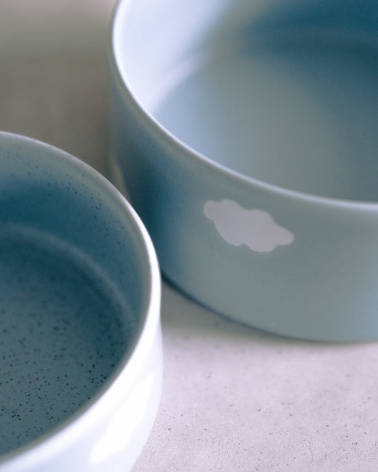 Blå moln - hundskål