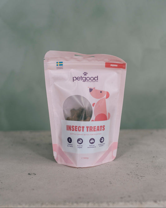 Insektsbaserat Valpgodis