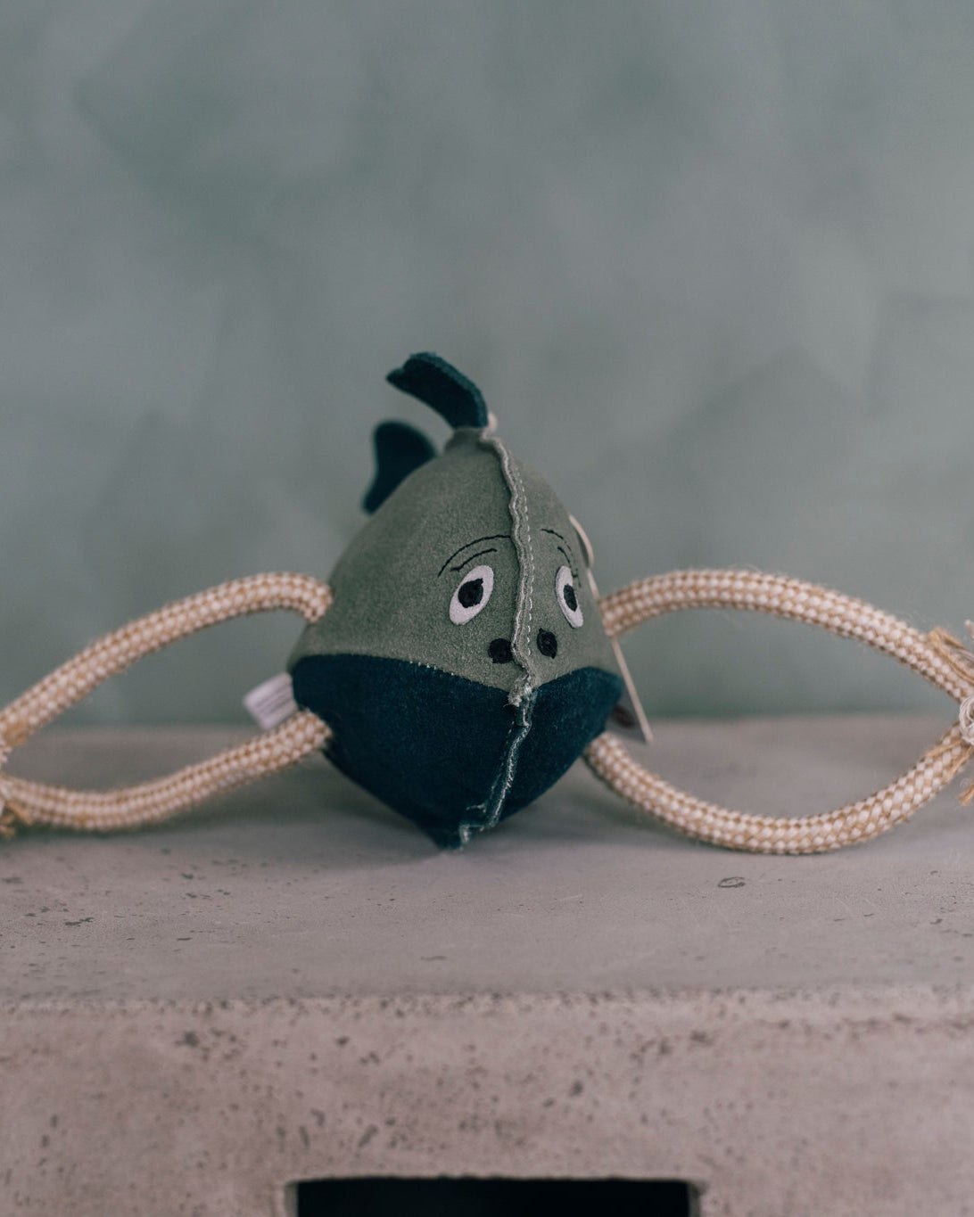Läder fisken – Hundleksak